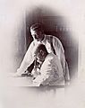 Professors Koch and Pfeiffer working in a laboratory, invest Wellcome L0030175