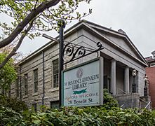 Providence Athenaeum exterior sign 2014