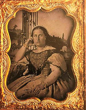 Queen Maria II of Portugal (daguerreotype)