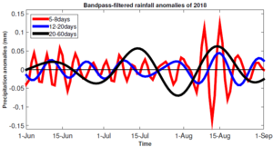 Rainfall bpfiltered