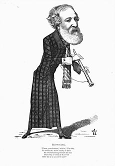 Robert Browning caricature