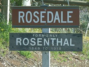 Rosedale sign1