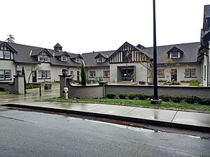 Royal Roads stable and garage