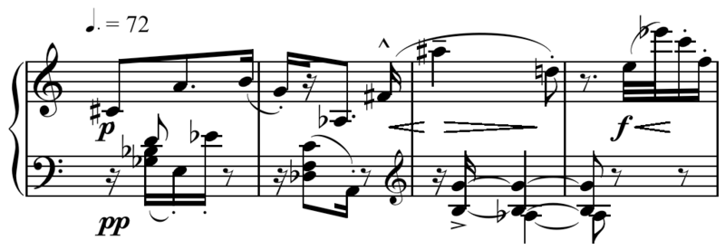 Schoenberg - Op. 23, mov. 5