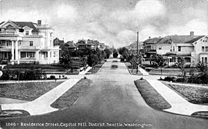 Seattle Capitol Hill postcard
