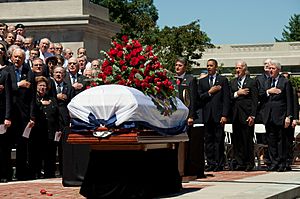 Senator Byrd funeral service