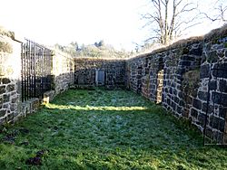 St Fillan's Kirk, interior & view towards altar, Kilallan, Renfrewshire