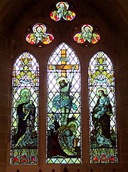 Stained Glass Window, St Hilda's Church, Ampleforth