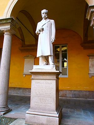 Statua di Camillo golgi - Cortile Università di Pavia