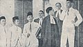Sukarno and council in front of Bandung Court, Bung Karno Penjambung Lidah Rakjat 227