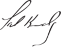 Ted Kennedy Signature 2
