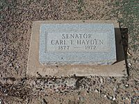 Tempe-Double Bute Cemetery-1883-Sen. Carl T. Hayden