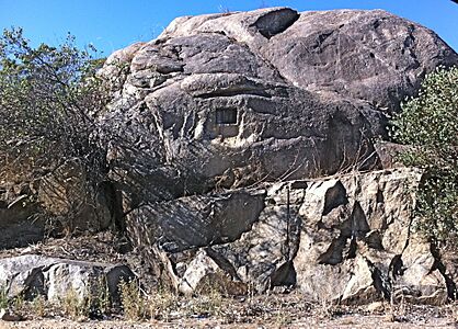 The Chippers Leap Rock from the south 2012
