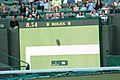 The decision of In or Out with the help of Technology at Wimbledon