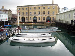 The mast pond in Portsmouth Historic Dockyard - geograph.org.uk - 1723815