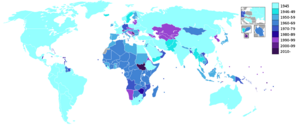 United Nations member countries world map