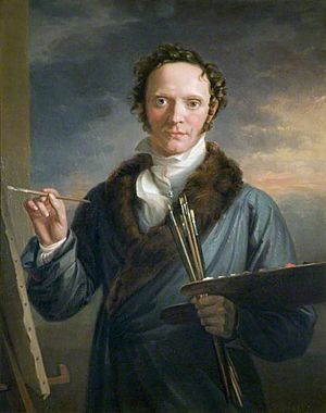 W A Hobday - Self portrait 1814