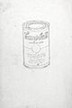 Warhol Campbell's Soup Can (Tomato) 1962 Pencil on paper
