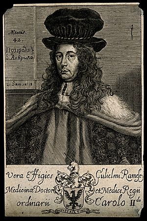William Ramesey. Line engraving by W. Sherwin, 1668. Wellcome V0004894.jpg