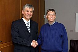 Zoran Đinđić and Bill Gates