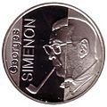2003 Belgium 10 euro Georges Simenon back