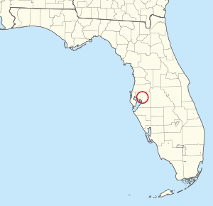 Location of Tampa Reservation