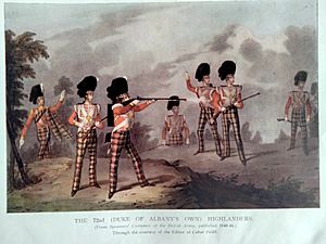 72nd Highlanders, uniform, 1844