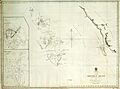 Admiralty Chart No 1723 The Houtman Rocks, Published 1845