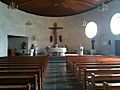 Albinen, church, interior