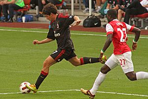 Alexandre Pato & Emmanuel Eboué Emirates Cup 2010