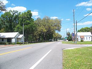 SR 19, looking north towards the CR 42 intersection in April 2009
