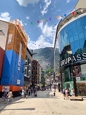 Andorra la Vella central street