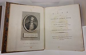 Andrew Kippis 1725-1795, The life of Captain James Cook, London, printed for G. Nicol and G.G.J. and J. Robinson, 1788, view 1 - Royal Ontario Museum - DSC03589