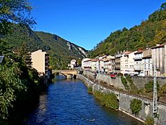 Ariège River in Foix001