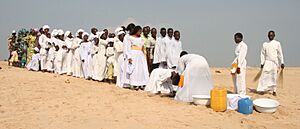 Benin - batism ceremony in Cotonou