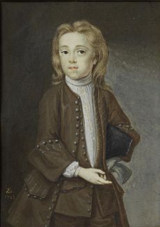 Bernard Lens III - 1723 - Portrait of Andrew Benjamin Lens, son of the artist (Victoria and Albert Museum, P.40-1922)