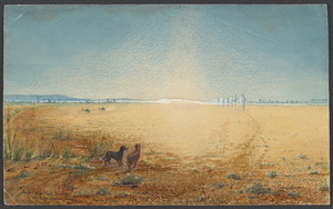 Border of the Mud-Desert near Desolation Camp by Ludwig Becker, 1861