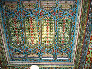 Boulder Dushanbe teahouse ceiling