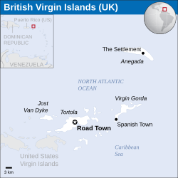 Location of Virgin Islands