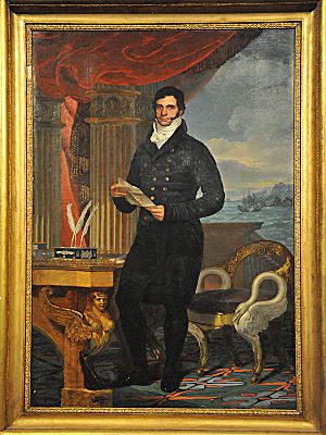 Casimir Carbonnier, portrait of Sir Neil Campbell, oil on canvas 1818