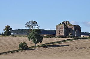 Cessford Castle ruins