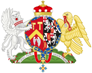 Coat of Arms of Mary, Baroness Soames.svg