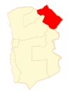 Map of Colchane in Tarapacá Region