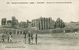 Djenne Fortier 413 - Ruines de l'ancienne Mosquée