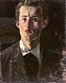 Edvard Munch - Self-portrait (1882-83)