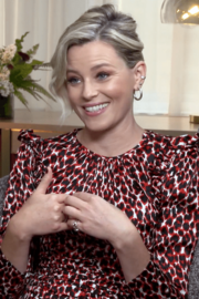 Elizabeth Banks during interview in 2019