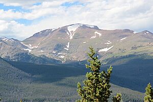 Fairchild Mountain viewed from Trail Ridge Road