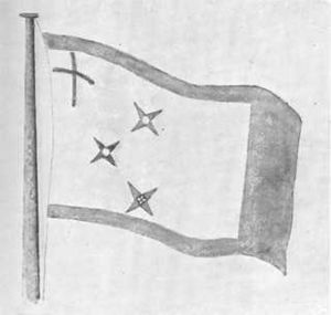 Flag of the Māori King, 1863