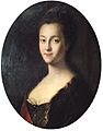 Grand Duchess Catherine Alexeevna by L.Caravaque (1745, Gatchina museum)
