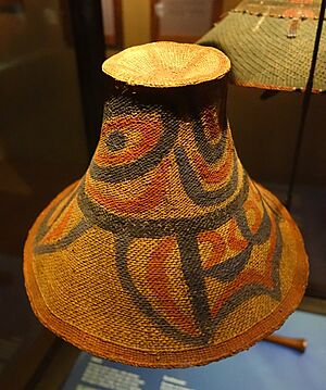 Hat, Nuu-chah-nulth (Nootka), British Columbia, Canada, c. 1904, No. 1904.19.0186 - Etnografiska museet - Stockholm, Sweden - DSC01088